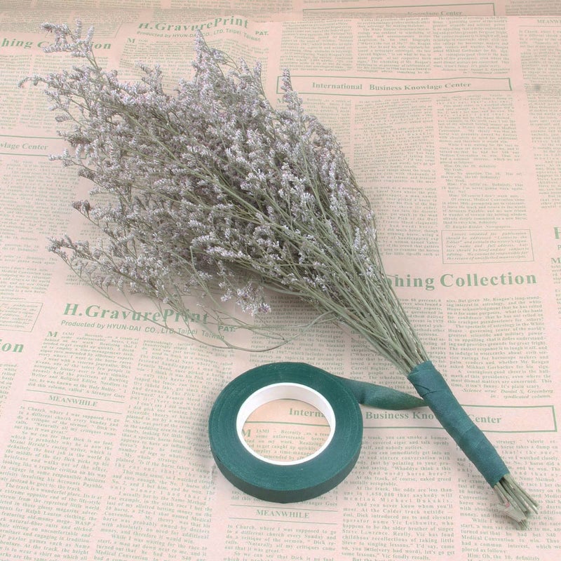 JFFX 4 Rolls Floral Tape 1/2" Wide 30 Yards/Roll Floral Tapes for Bouquet Stem Wrap and Flowers Making Craft Projects (Dark Green) - Image 4